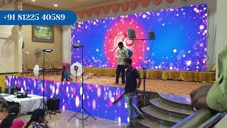LED Wall Stage Backdrop Wedding Reception Decoration | New Concept Bangalore | Chennai | Tamil Nadu