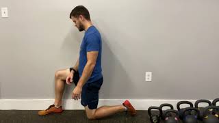 Half Kneel t-spine rotation/shoulder windmill