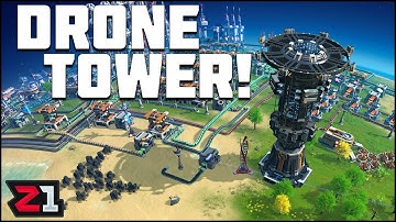 Unlocking the Drone Tower ! Massive Factory Changes Coming! Dyson Sphere Program Ep.5 | Z1 Gaming