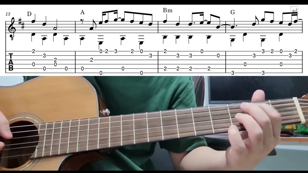 Hey Soul Sister - Train - FINGERSTYLE GUITAR, image size:1280x720
