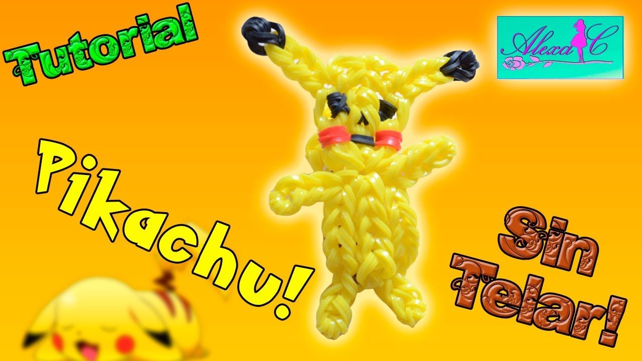 ♥ Tutorial: Pikachu de gomitas en 3D (sin telar) ♥