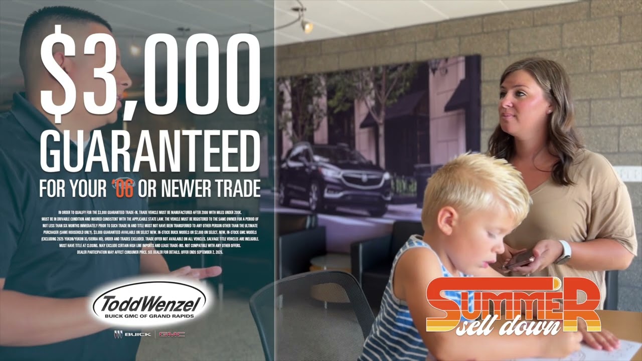 Summer Sell Down (A) | Todd Wenzel Buick GMC of Grand Rapids