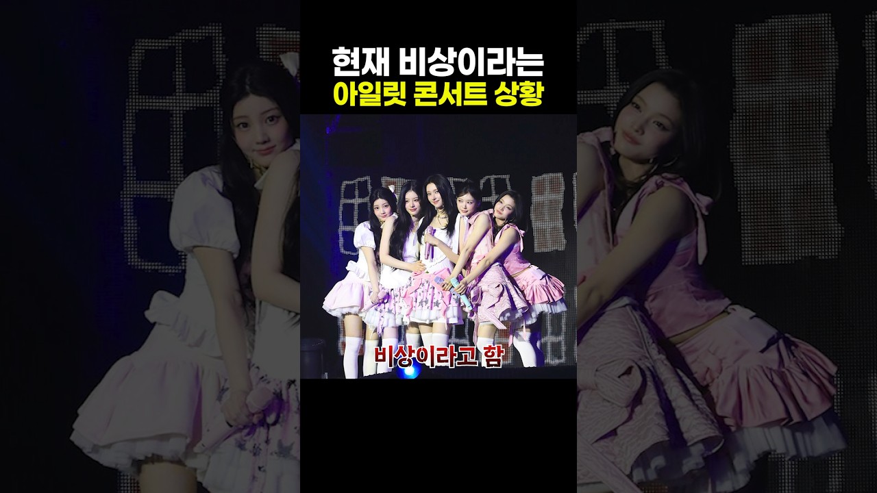 현재 비상이라는 아일릿 콘서트 상황