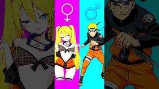 Naruto Characters In Gender Swap Mode #shorts #naruto #narutoshippuden