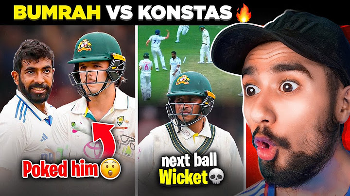 THIS IS CINEMA!🔥 Bumrah vs Konstas FIGHT - Khawaja WICKET 🥵 | IND vs AUS 5th Test