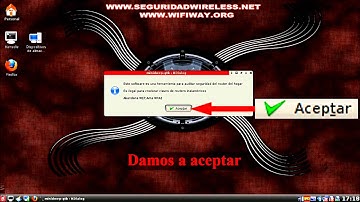 Videotutorial obtener contraseñas wifi WEP Wifiway 3.4 minidwep gtk ibeini beini