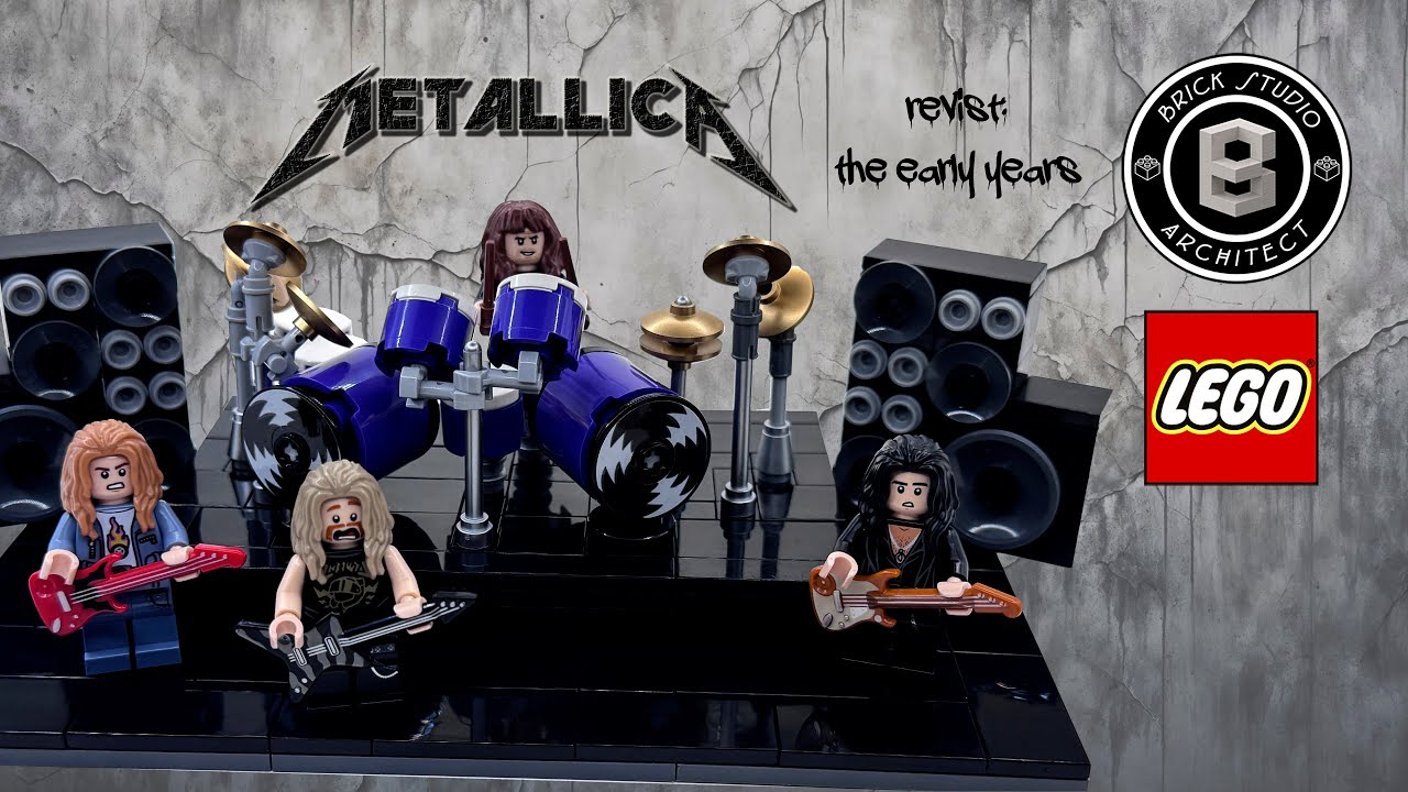 LEGO - Metallica Minifigures - The early years 🎸- How to Build 