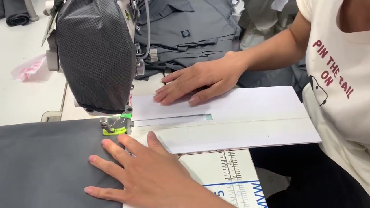 BE20HA6S Hem patch pocket opening with template