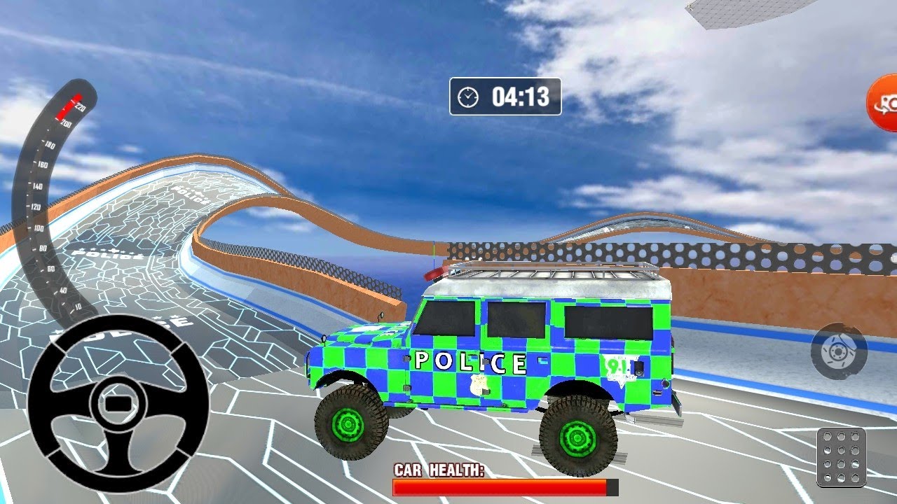 US Police Hummer Car Driving Impossible Tracks Police Car - Driving Simulator - Best Android Game