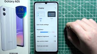 How to Change Display Size on Samsung A05