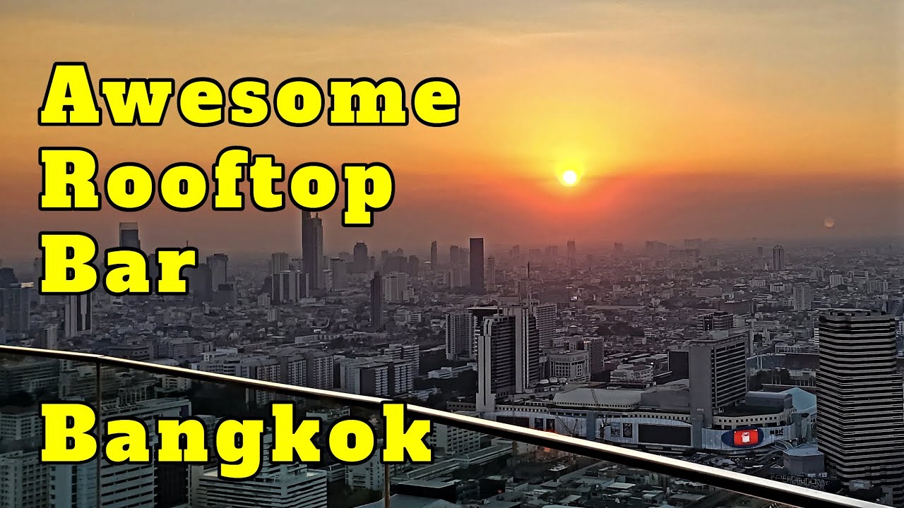 Centara Hotel Bangkok Red Sky Rooftop Bar. Best Rooftop Bar In Bangkok