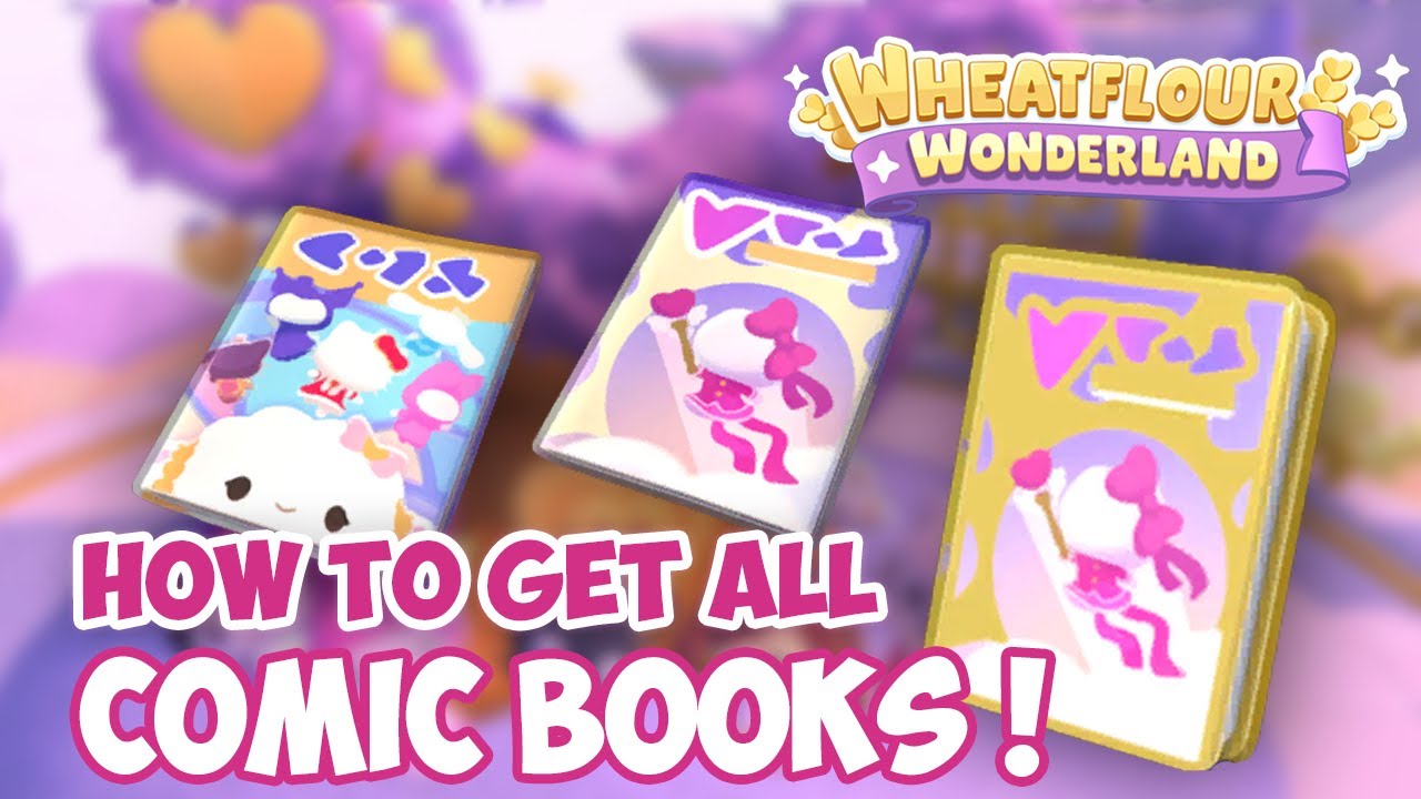 Wheatflour Wonderland: Как получить ВСЕ комиксы! Hello Kitty Island Adventure