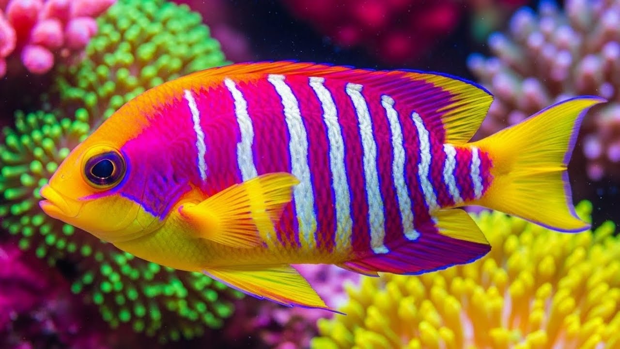 Enchanting Underwater World 4K – Ocean Depths Journey & Relaxing Video for TV and Sleep