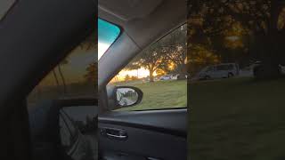 Sunrise drive to work in St Cloud Florida