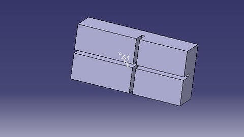 PART DESIGN : Merge ends option in pocket (CATIA V5)