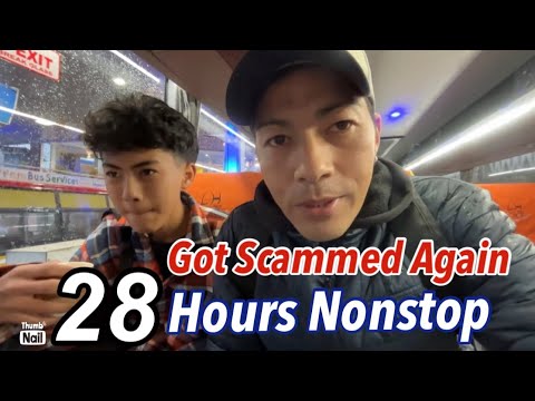 We Got Scammed again || 28 Hours Nonstop 🚎|| Emotional || family vlog||Tibetan Vlogger || New Video 