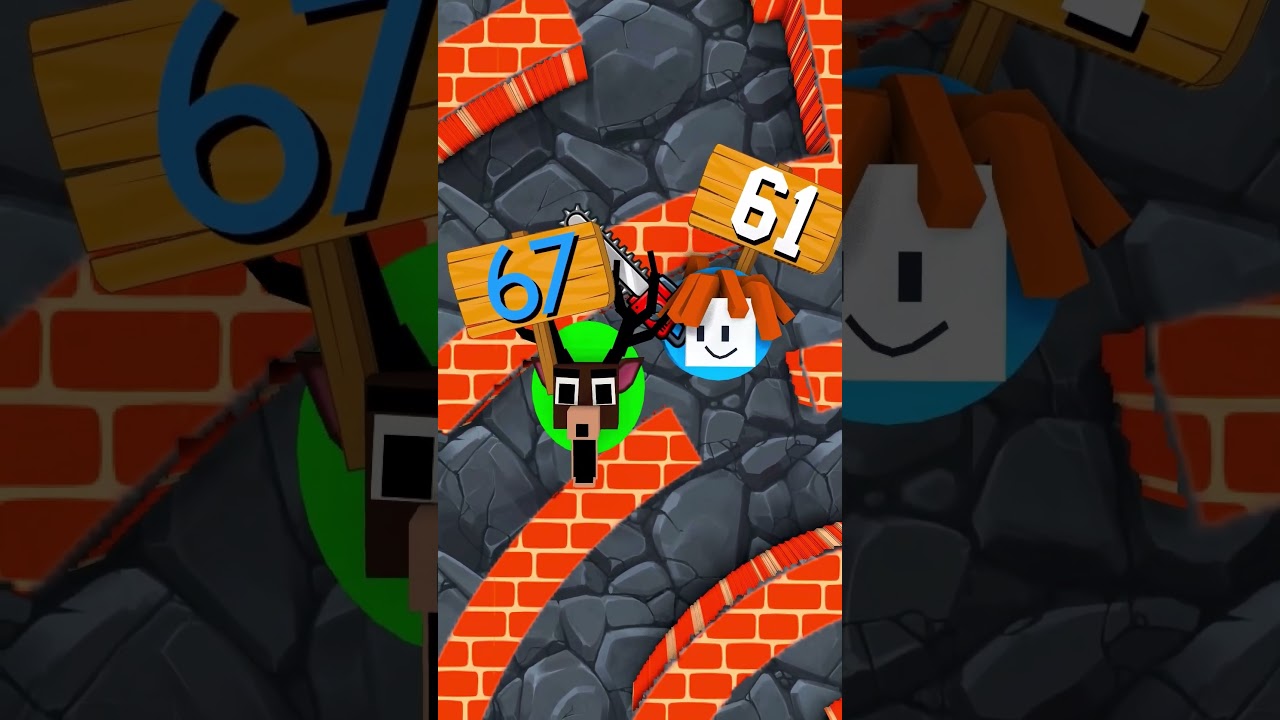 BACON and DINO KID 61 vs DEER vs 67 KID in CIRCLE ROBLOX MAZE CHALLENGE - 99 Nights in The Forest