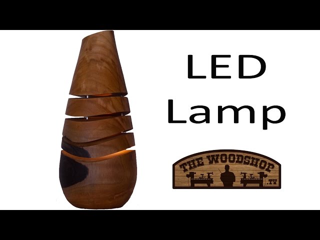 Woodturning How To Make a LED Accent Lamp | Carl Jacobson - YouTube