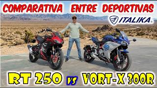 RT 250 VS VORT X 300R 2026 de Italika // Aquí te cuento todos los detalles entre una y otra
