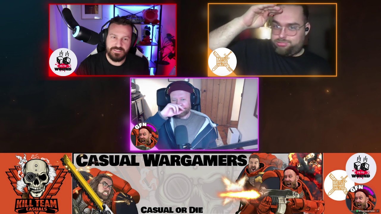 Kill Team Casuals Podcast - Live - Blood and Zealing