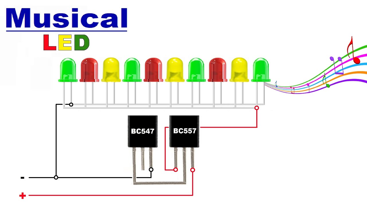 How To Make Music Reactive LED Strip Without IC Using Transistor..Diy