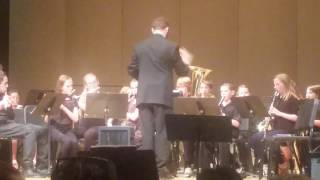 Isaiah Armstrong playing the only sax in his 6th grade band