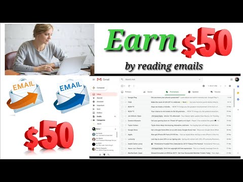 Earn $50 by reading Emails. Make money online. Typing jobs, Reading jobs.