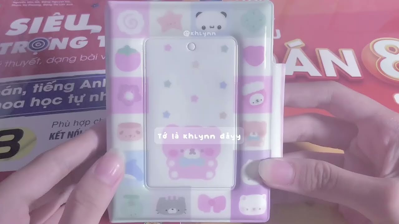 [ Packing card ✨ ]  Vid này bị tối nên lỡ chính màu hơi lố có chói quá hogg ạa? 👾☺️ | KhLynn💤