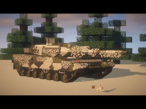 Leopard 2 in Minecraft [1.12.2, 1.16.5]