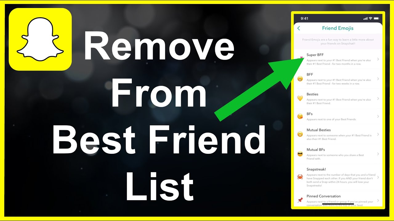 Remove Someone From Your Best Friends List On Snapchat - YouTube