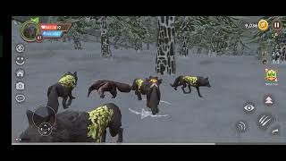 WildCraft Sim 3D ⚔️ Wolf Pack Hunting in Frozen Forest ❄️ screenshot 4