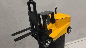 FORKLIFT MECANUM WHEEL WITH ARDUINO AND CONTROLLED BY ANDROID