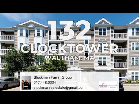 132 Clocktower Drive 4102, Waltham, MA home video tour