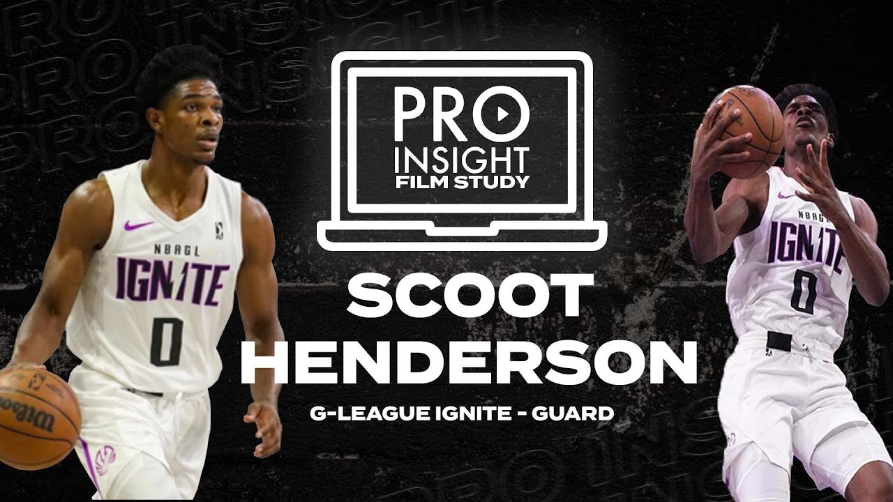 Pro Insight Film Study | Scoot Henderson | G-League Ignite vs. Metropolitans 92 | 10.04.22