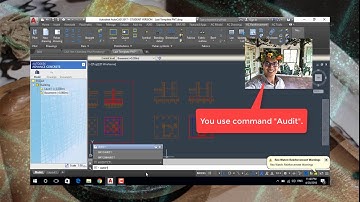 Solve the Problem "One or more objects in this drawing cannot be ...." Using Command Audit-AutoCAD