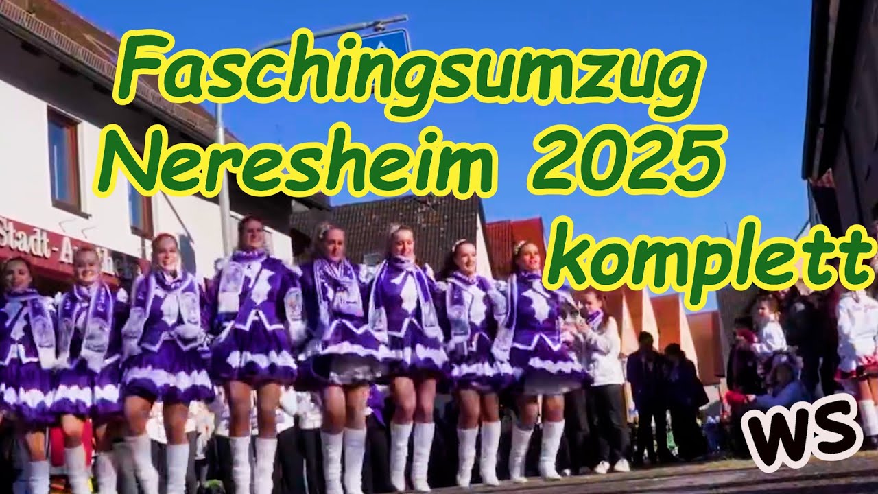 Faschingsumzug in Neresheim 2025 #fasching#neresheim#faschingsumzug