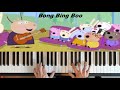 Bing bong song on piano
