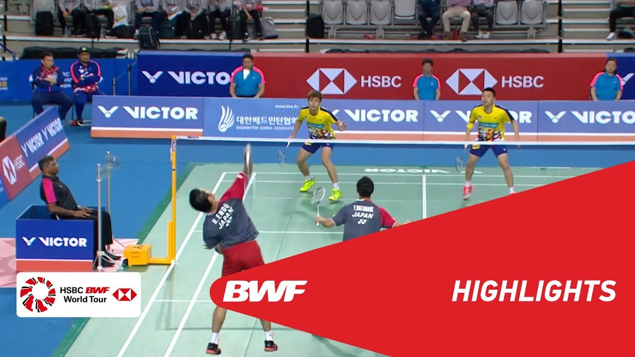 VICTOR KOREA OPEN 2018 Badminton MD - QF - Highlights BWF 2018