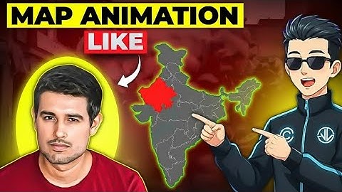 Create Map Animation Like Dhruv Rathee🔥🤯 (Full Breakdown)