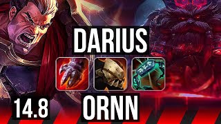 DARIUS vs ORNN (TOP) | 16/1/4, Legendary | EUW Master | 14.8