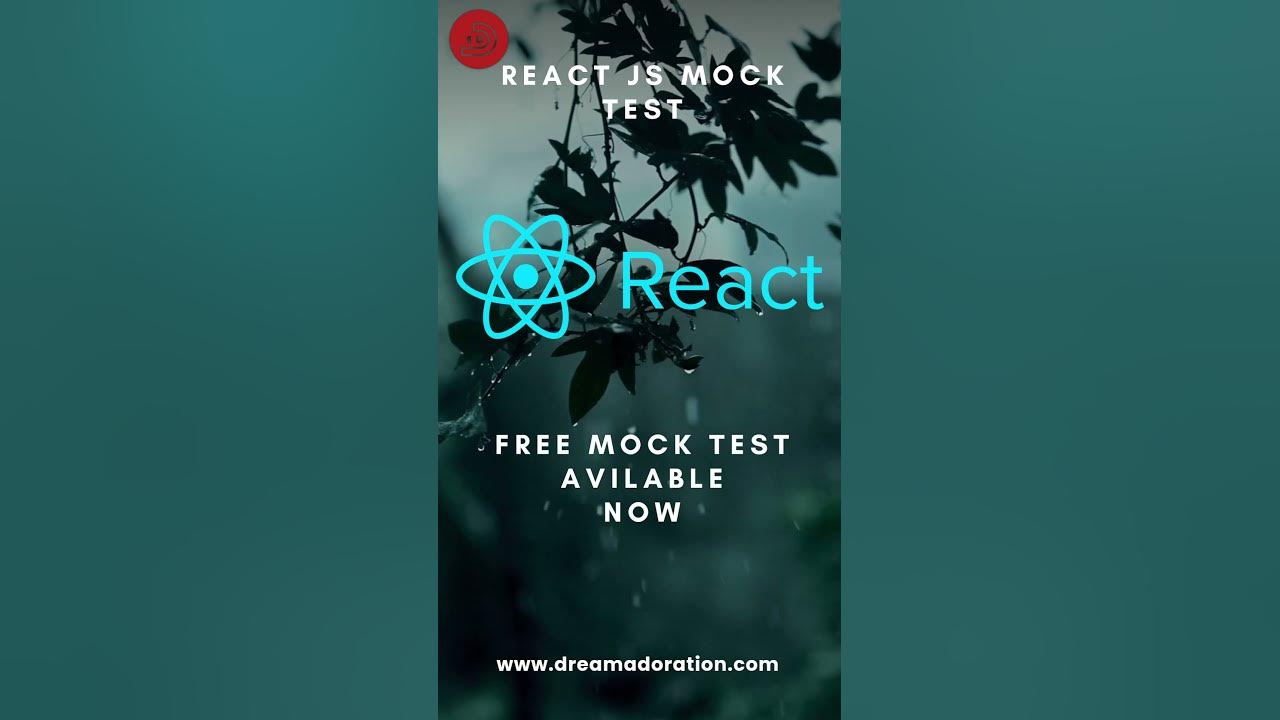 React js Free Mock Test 👉 https://www.dreamadoration.com/react-mock ...