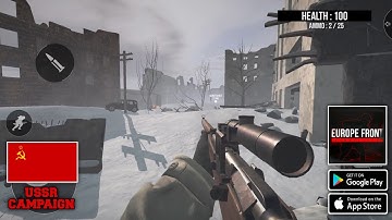 Europe Front: Remastered Gameplay Walkthrough Part 2 (USSR Campaign)