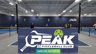 Peak Pickleball Club Drop-In March 14th 2025