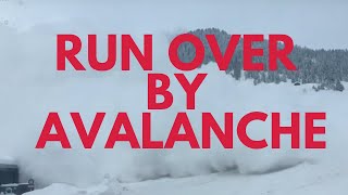 Run over by avalanche in Davos, Switzerland