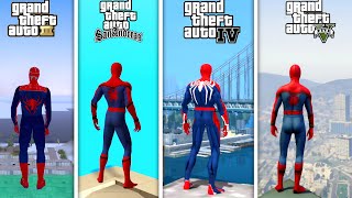 Evolution of SPIDER-MAN in GTA Games (GTA 3 → GTA 5)