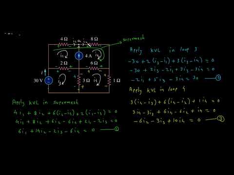 Mesh analysis 8 | Electrical Engineering - YouTube