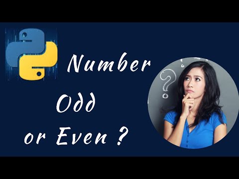 python program to check if a number is odd or even