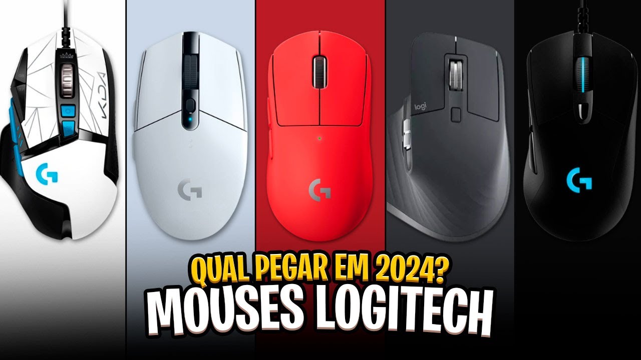 Qual MOUSE LOGITECH Vale a Pena em 2024? Confira o Ranking - YouTube