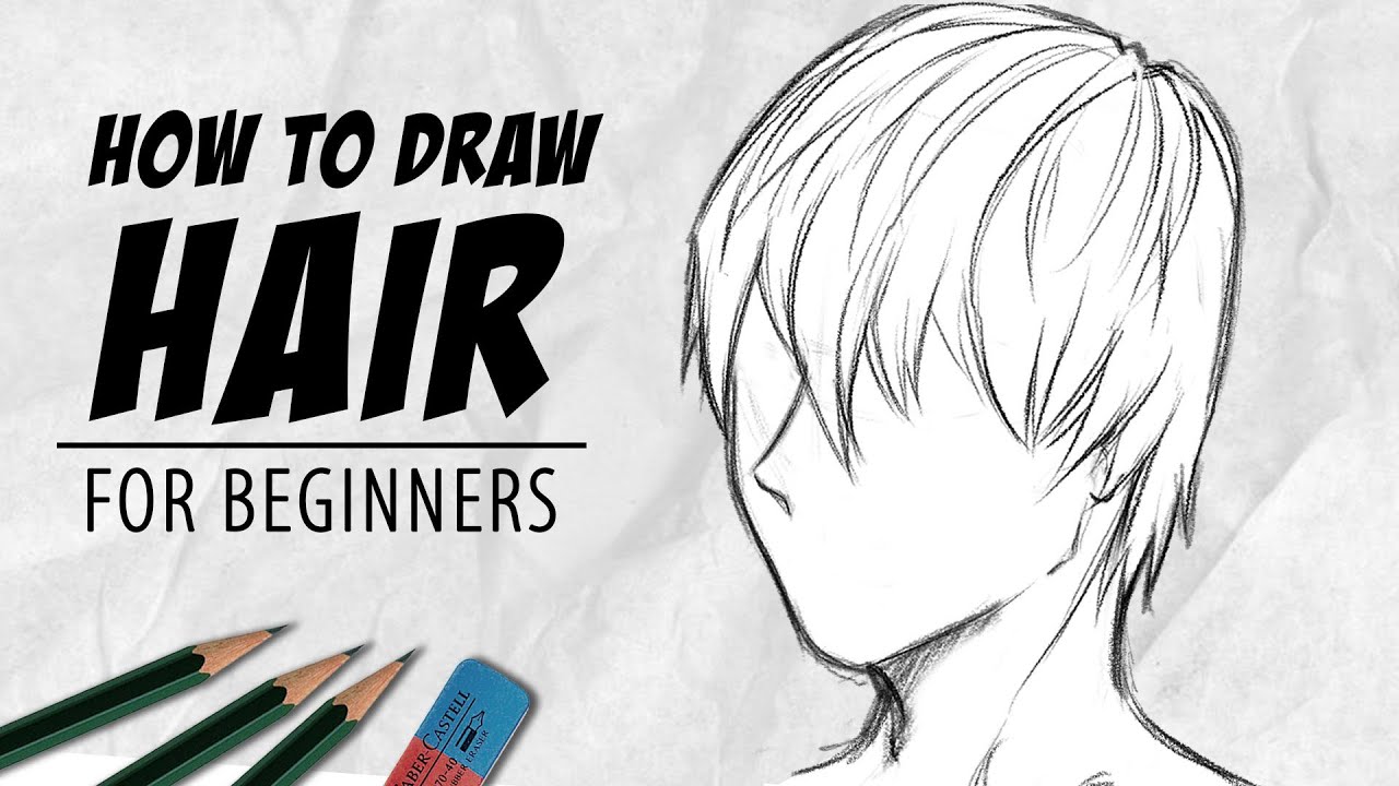 How to draw HAIR | Beginner Tutorial | DrawlikeaSir - YouTube