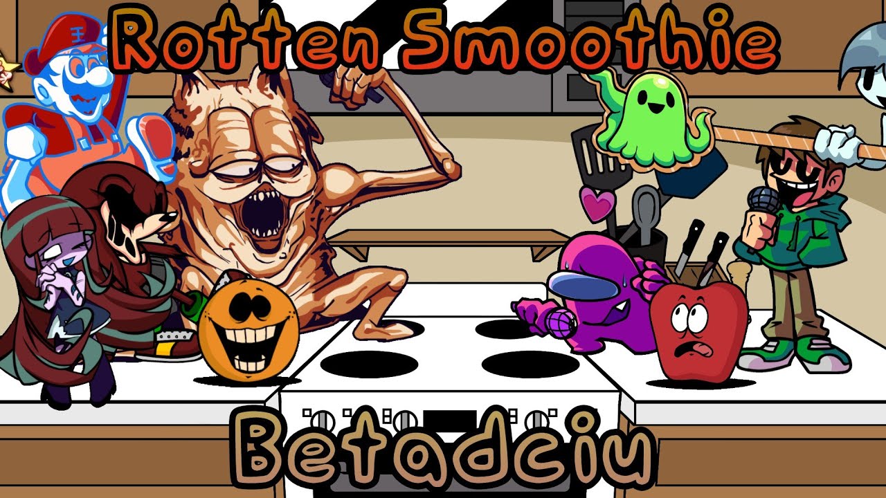 Rotten Smoothie But Everyone Sings it [FNF] - YouTube